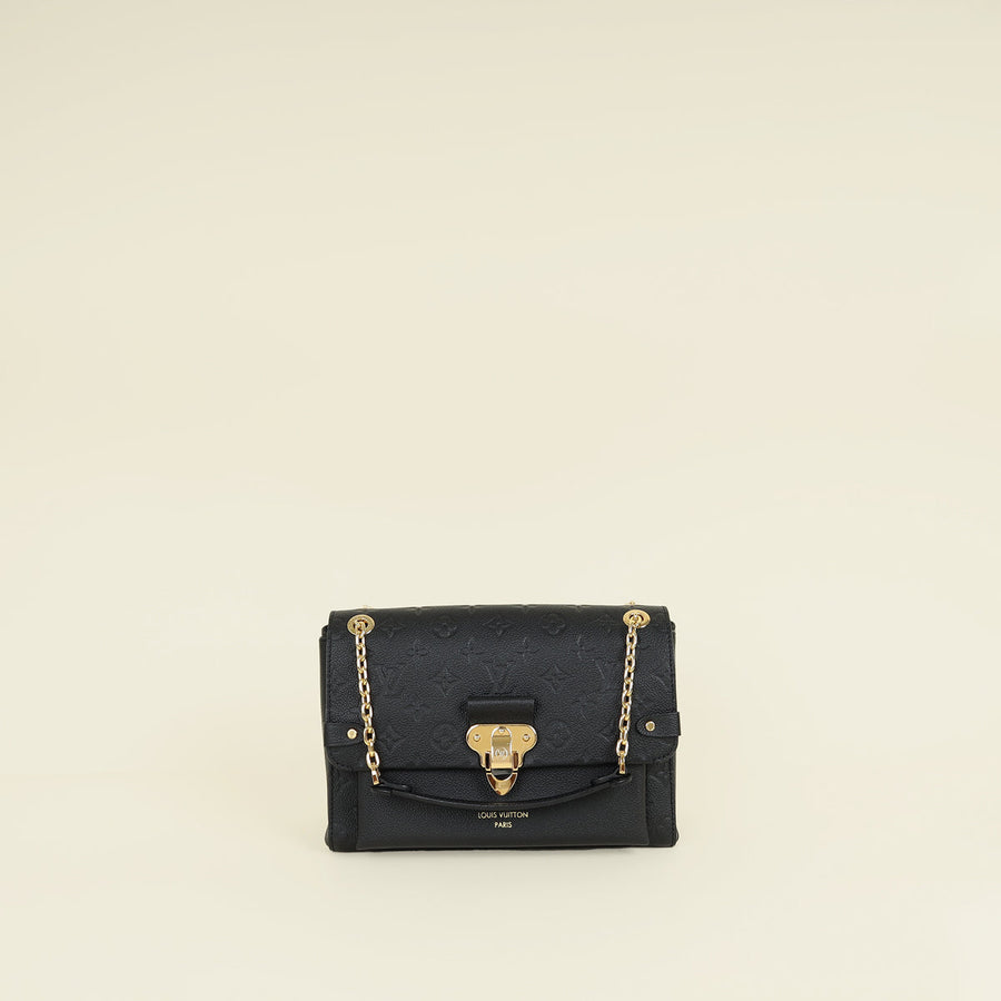 Louis Vuitton Black Empreinte Monogram Vavin PM Bag