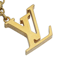 Louis Vuitton Gold Finish Fleur de Monogram Bag Charm Chain