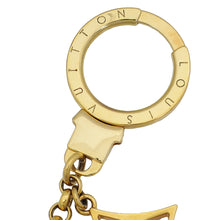 Louis Vuitton Gold Finish Fleur de Monogram Bag Charm Chain