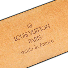 Louis Vuitton Damier Ebene LV Paris Buckle 30mm Belt 32