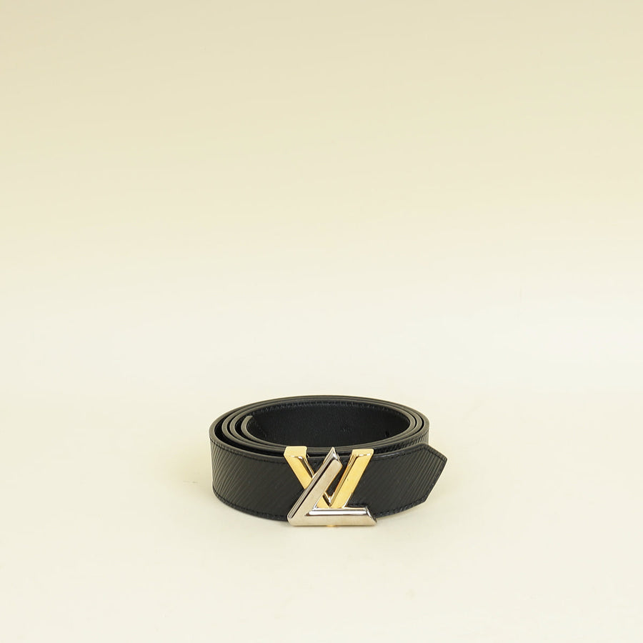 Louis Vuitton Black Twist 30 mm Belt 36