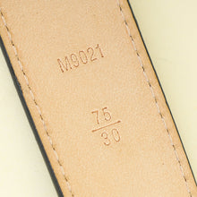 Louis Vuitton Black V Essential 30mm Belt 30