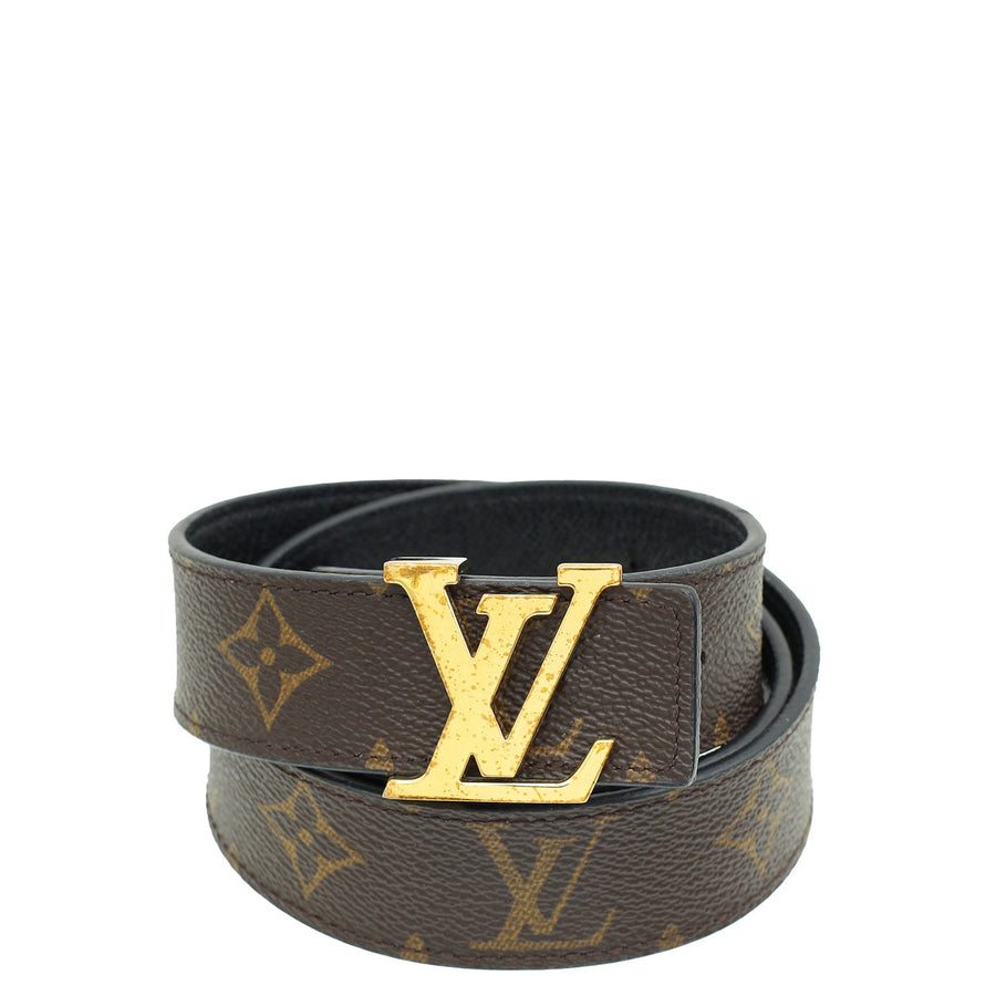Louis Vuitton Bicolor Initials 30MM Reversible Belt 34