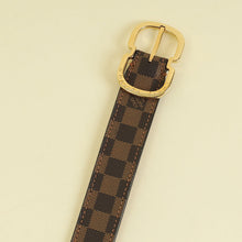 Louis Vuitton Mini Damier Ebene Mini 25mm Belt 36