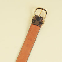 Louis Vuitton Mini Damier Ebene Mini 25mm Belt 36