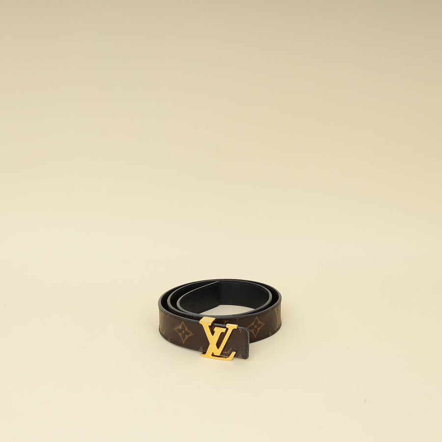 Louis Vuitton Bicolor Initiales 30mm Reversible Belt 30