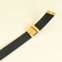 Louis Vuitton Black Initiales 20mm Belt 28