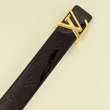 Louis Vuitton Amarante Monogram Vernis Facettes 40mm Belt 32
