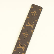 Louis Vuitton Monogram Black Initiales 40mm Reversible Belt 36