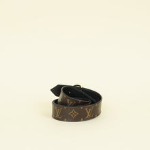Louis Vuitton Monogram Black Circle Reversible 35mm Belt 34