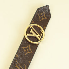 Louis Vuitton Monogram Black Circle Reversible 35mm Belt 36