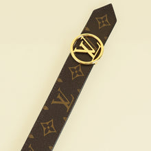 Louis Vuitton Monogram Black Circle Reversible 35mm Belt 30