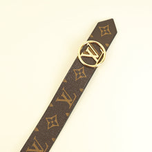 Louis Vuitton Monogram Black Circle 35mm Reversible Belt 34