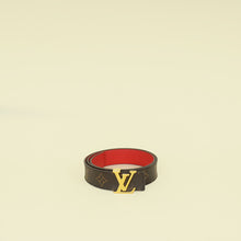 Louis Vuitton Monogram Red Initiales 30mm Reversible Belt 30