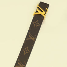 Louis Vuitton Monogram Red Initiales 30mm Reversible Belt 30