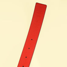 Louis Vuitton Monogram Red Initiales 30mm Reversible Belt 30