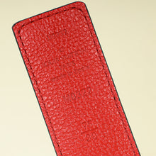 Louis Vuitton Monogram Red Initiales 30mm Reversible Belt 30