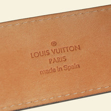 Louis Vuitton Brown Monogram LV Initials Belt 34
