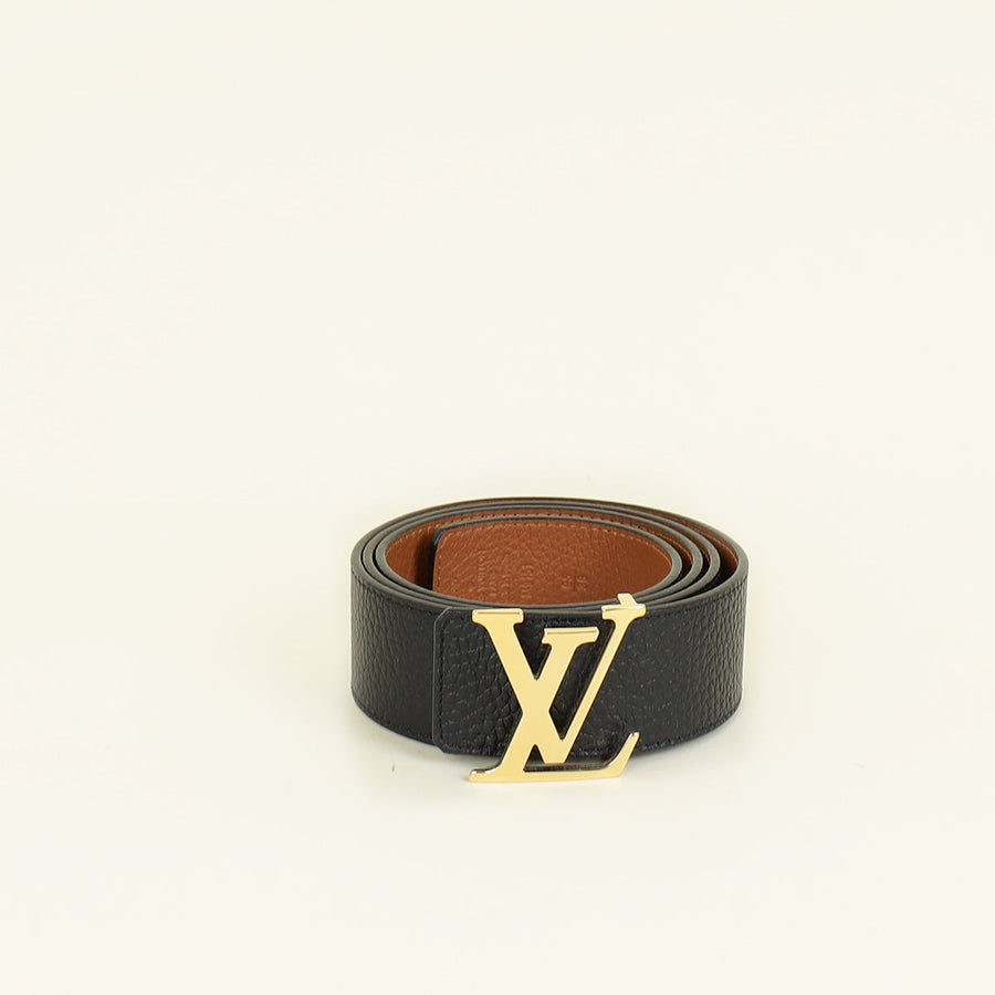Louis Vuitton Bicolor Initials Buckle 40mm Reversible Belt 38