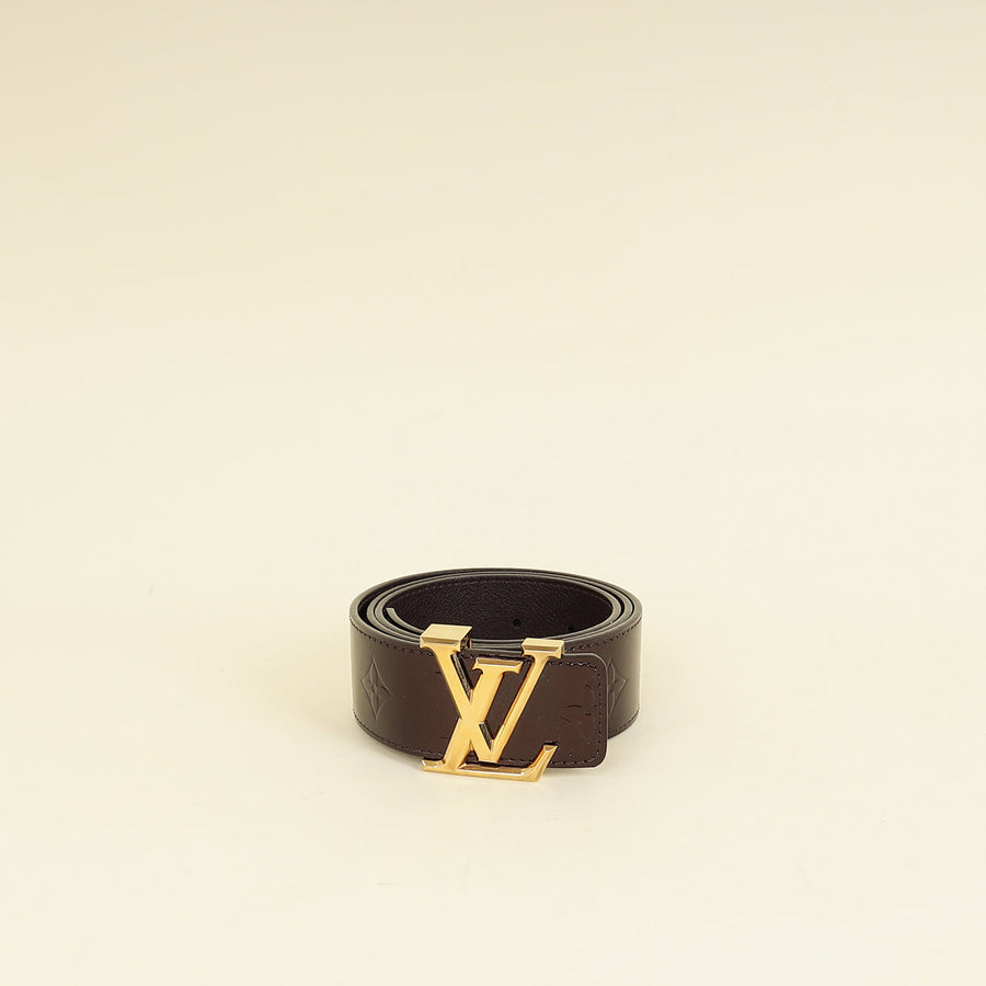 Louis Vuitton Amarante Monogram Vernis Initials Belt 34