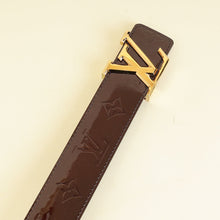 Louis Vuitton Amarante Monogram Vernis Initials Belt 34