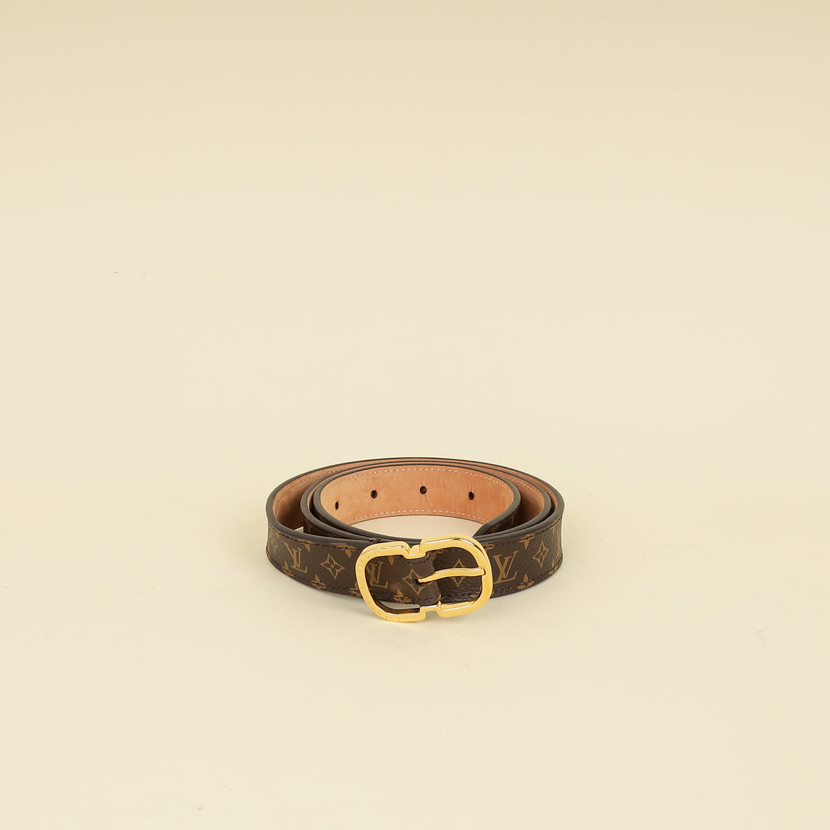Louis Vuitton Ebene Monogram Mini 25mm Belt 34