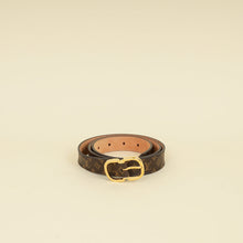 Louis Vuitton Ebene Monogram Mini 25mm Belt 34