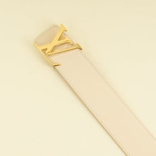 Louis Vuitton Damier Azur Initials Buckle 40mm Belt 32