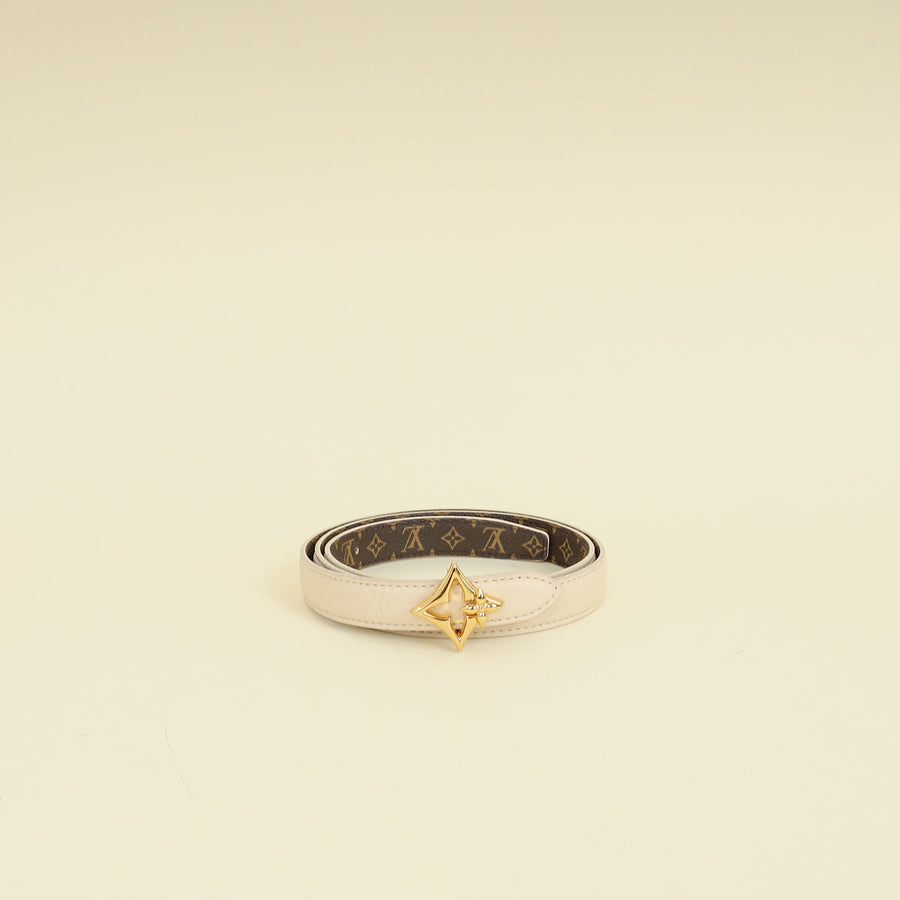 Louis Vuitton Bicolor Flowergram Reversible 20mm Belt