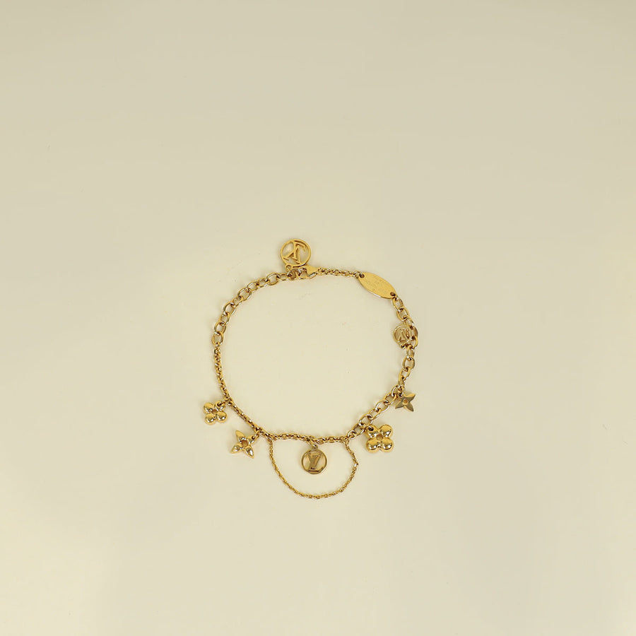 Louis Vuitton Gold Blooming Supple Bracelet