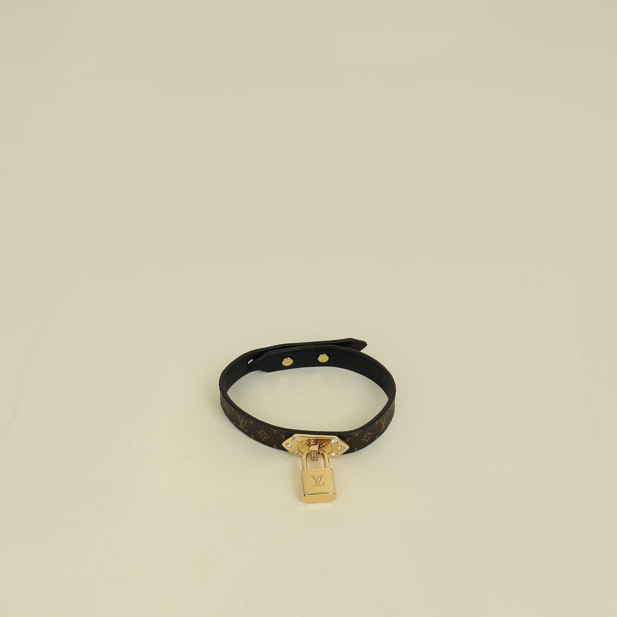 Louis Vuitton Monogram Lock It Bracelet 19