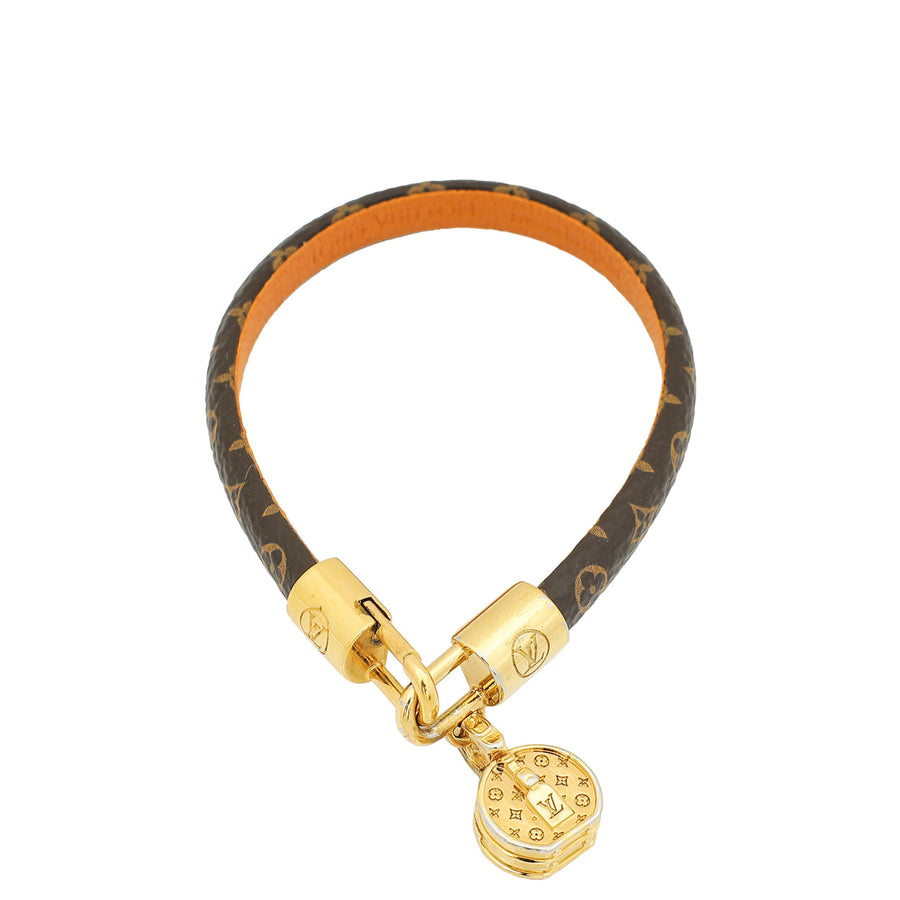 Louis Vuitton Monogram Tribute Charm Bracelet 19