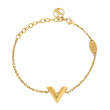 Louis Vuitton Gold Finish Essential V Bracelet