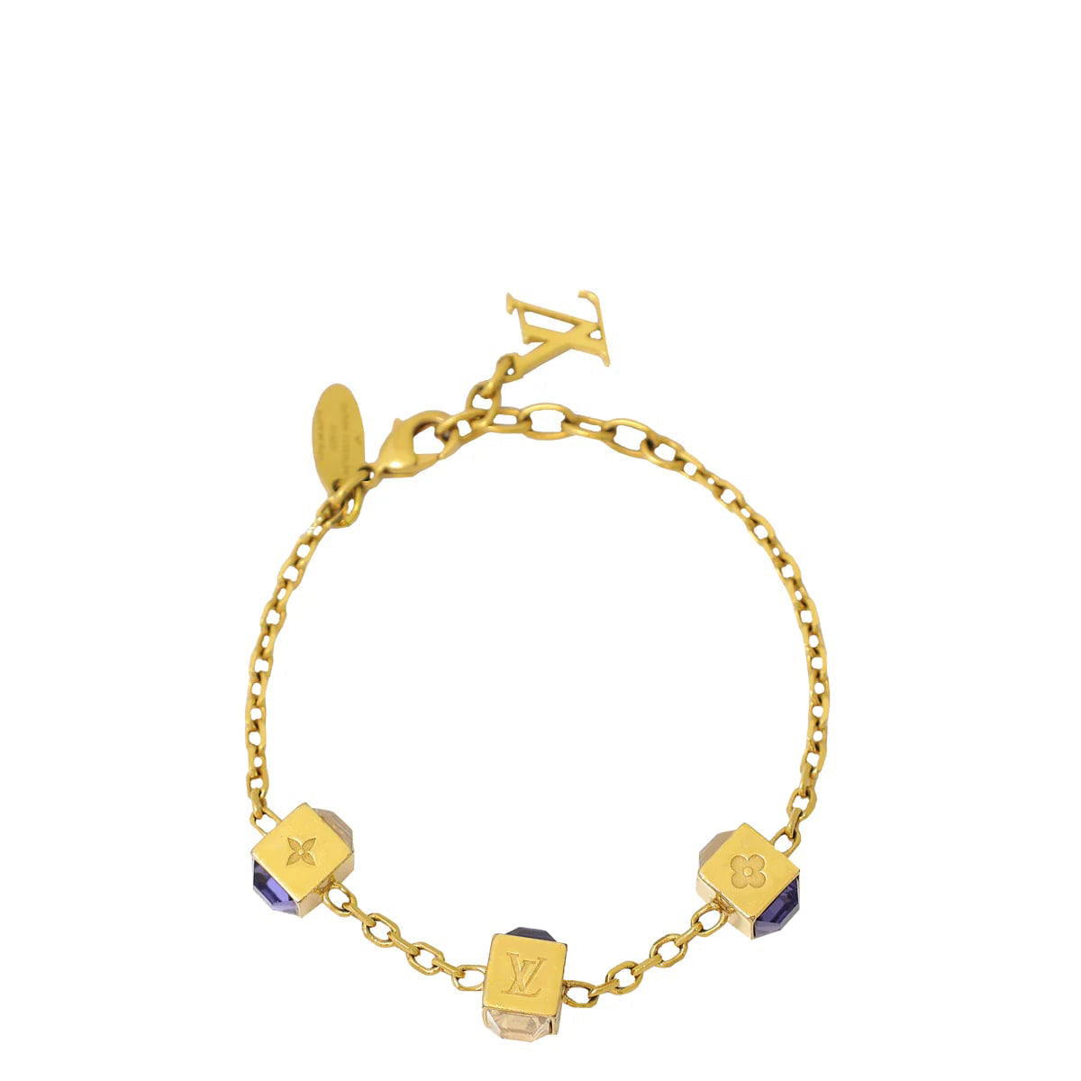 Louis Vuitton Purple Gamble Bracelet