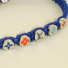 Louis Vuitton Blue Monogram Colours Braided Bracelet