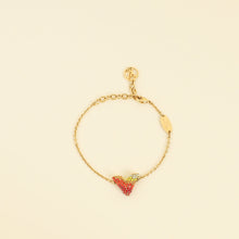 Louis Vuitton Gold Finish Strass Essential V Bracelet