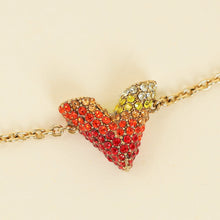 Louis Vuitton Gold Finish Strass Essential V Bracelet