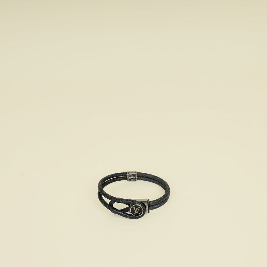 Louis Vuitton Graphite Monogram Loop It Bracelet