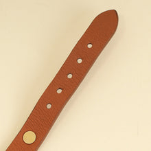 Louis Vuitton Camel Goatskin Spike It Wrap Bracelet
