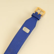 Louis Vuitton Blue Goatskin Spike It Wrap Bracelet