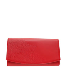 Louis Vuitton Red Opera Pochette Egee Clutch Bag