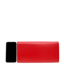 Louis Vuitton Red Opera Pochette Egee Clutch Bag