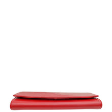 Louis Vuitton Red Opera Pochette Egee Clutch Bag