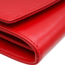 Louis Vuitton Red Opera Pochette Egee Clutch Bag