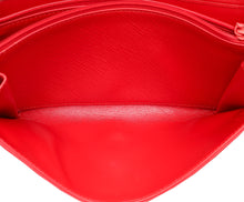 Louis Vuitton Red Opera Pochette Egee Clutch Bag