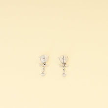 Louis Vuitton 18K White Gold Diamond Idylle Blossom LV Stud Earrings