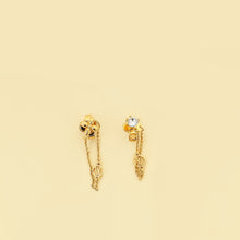 Louis Vuitton Gold Finish Petit Louis Earrings