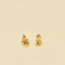 Louis Vuitton Gold Finish Petit Louis Earrings