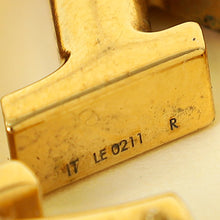 Louis Vuitton Gold Louise Hoop GM Earrings