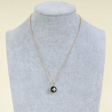 Louis Vuitton 18K Yellow Gold Blossom Medallion Pendant Onyx Diamond Necklace